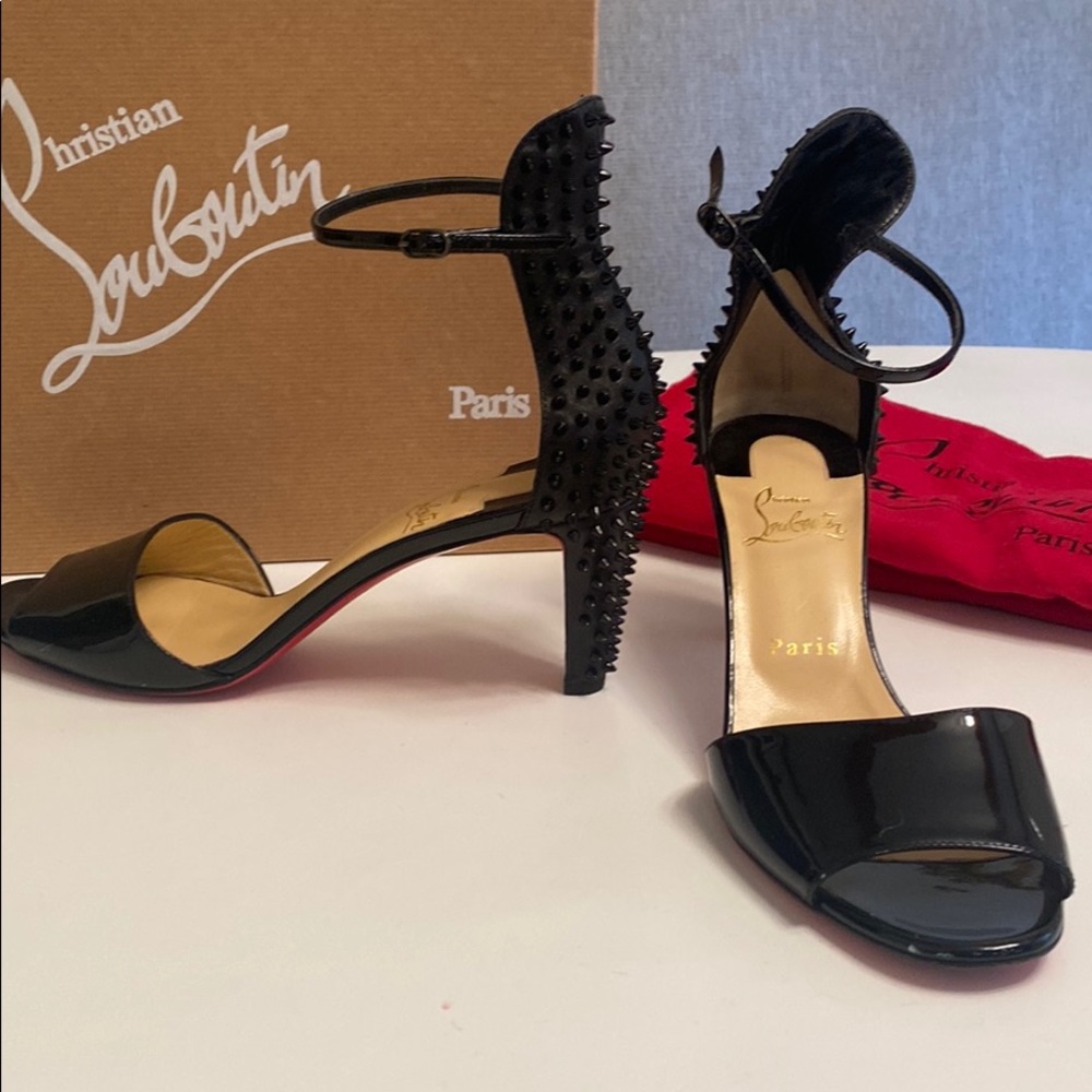 Christian Louboutin Trezanita 70 Patent size 38.5